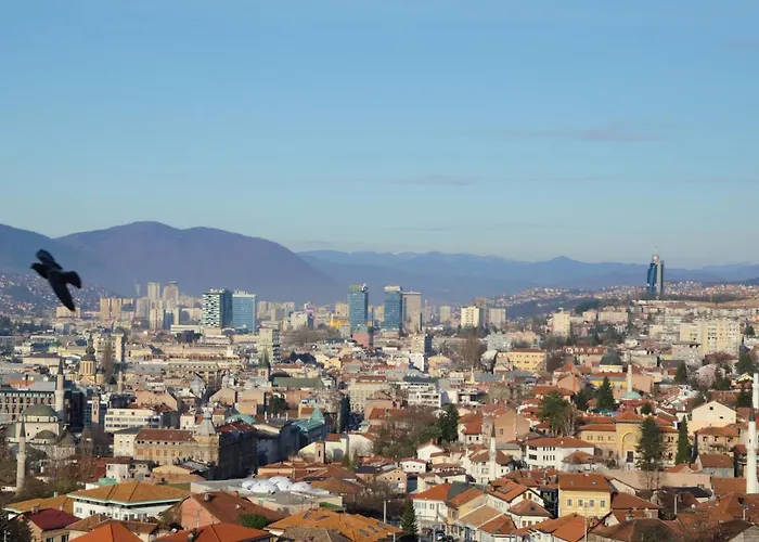 Grand 94M2 Duplex Suite With Free Parking - Heart Of Old Town Szarajevó