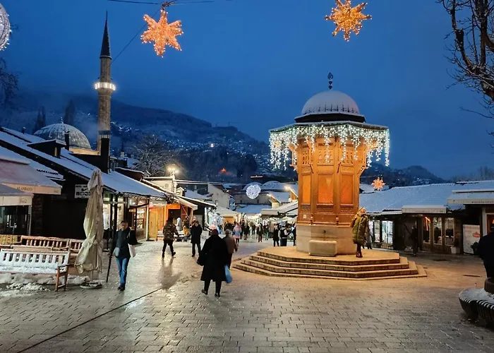 Grand 94M2 Duplex Suite With Free Parking - Heart Of Old Town Apartman Szarajevó